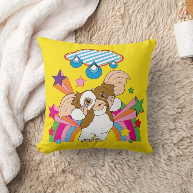 Gizmo | Dreaming of Raindrops Throw Pillow (Blanket)