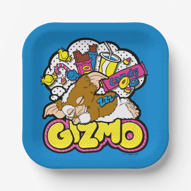 Gizmo | Dreaming of Sweets Paper Plate (Front)