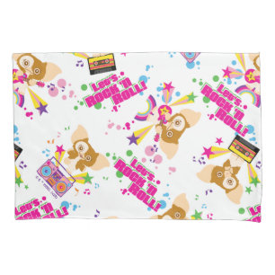 Gizmo   Let's Rock 'n Roll Pattern Pillowcase