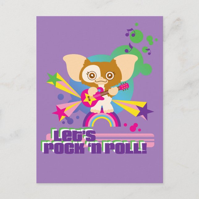 Gizmo | Let's Rock 'n Roll Postcard (Front)