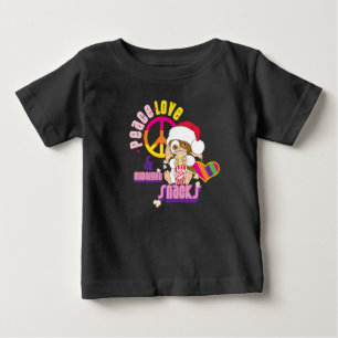 Gizmo   Peace Love & Midnight Snacks Baby T-Shirt