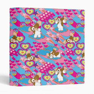 Gizmo   Pink Peace & Love Pattern Binder