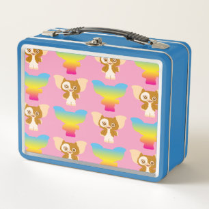 Gizmo   Rainbow Pattern Metal Lunch Box