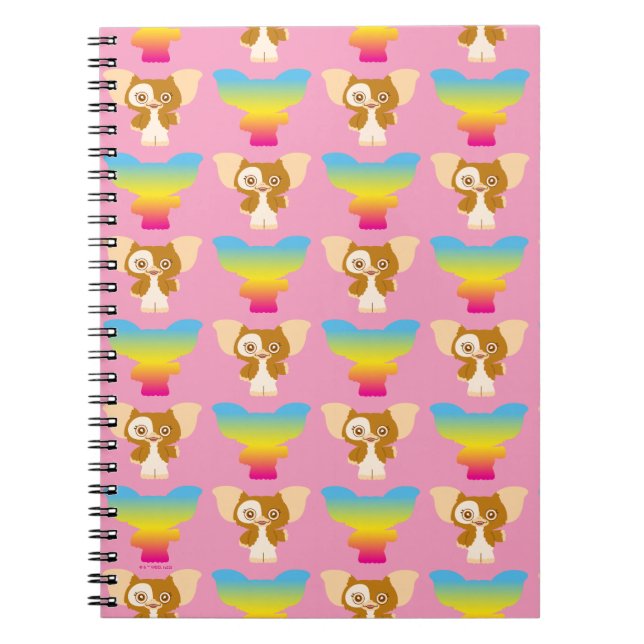 Gizmo | Rainbow Pattern Notebook (Front)