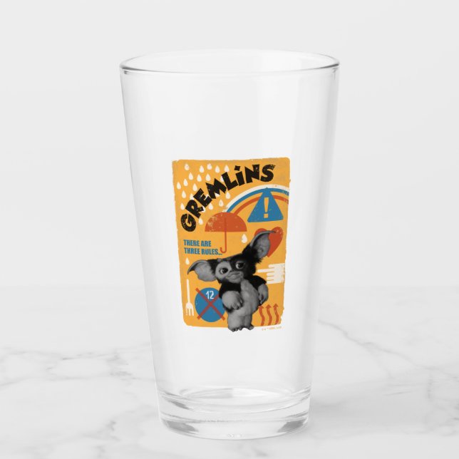 Gizmo | There Are Three Rules Glass (Front)