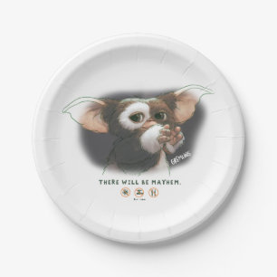 Gizmo There Will Be Mayhem Paper Plate