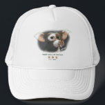 Gizmo There Will Be Mayhem Trucker Hat<br><div class="desc">Featuring the adorable yet unpredictable Gizmo™ from Gremlins™, this charming design captures the sweet innocence that fans know comes with a mischievous twist. With soft, detailed illustration and expressive eyes, the artwork perfectly balances cute and chaotic — a reminder that even the most lovable creatures come with a few important...</div>