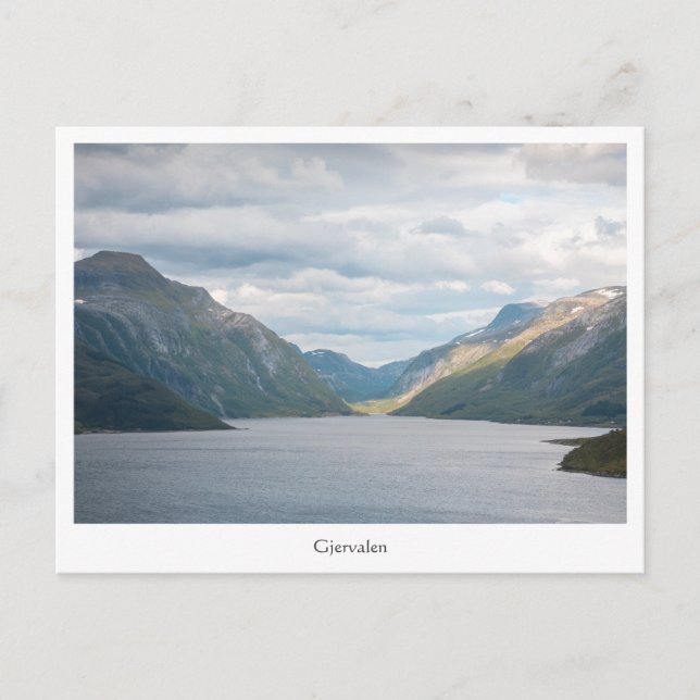 Gjervalen Norway Postcard (Front)
