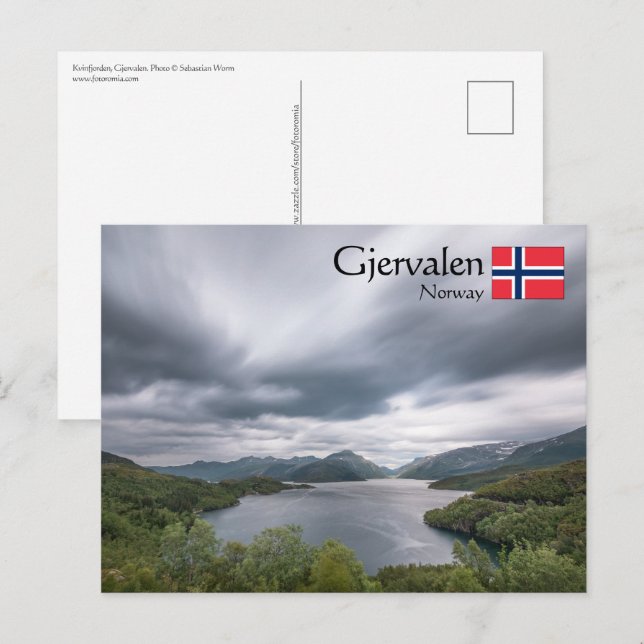 Gjervalen Norway Postcard (Front/Back)