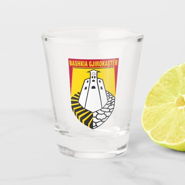 Gjirokastër  shot glass (Front)