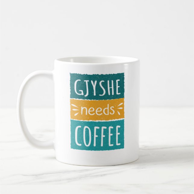 Gjyshe a besoin de café Mug (Gauche)