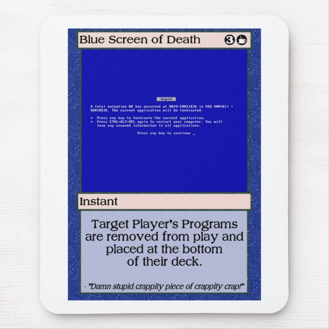 GK:BSOD MOUSE PAD (Front)