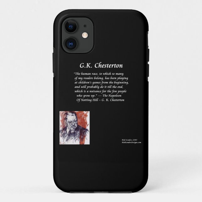 GK Chesterton & Napoléon Du Coque iPhone 5/5S (Dos)