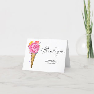 Glace à l'aquarelle - merci pour la fête de mariag
