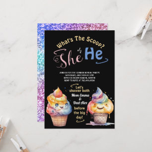 Glace Cream Genre RevezParty Invitation