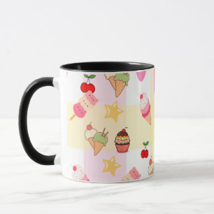Glace Kawaii et Mug à gouttes