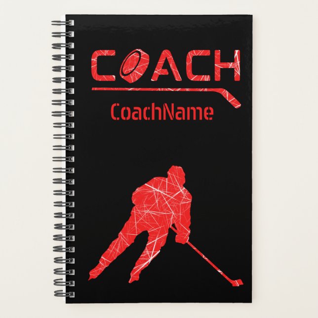 glace rouge - Meilleur entraîneur de hockey (Devant)