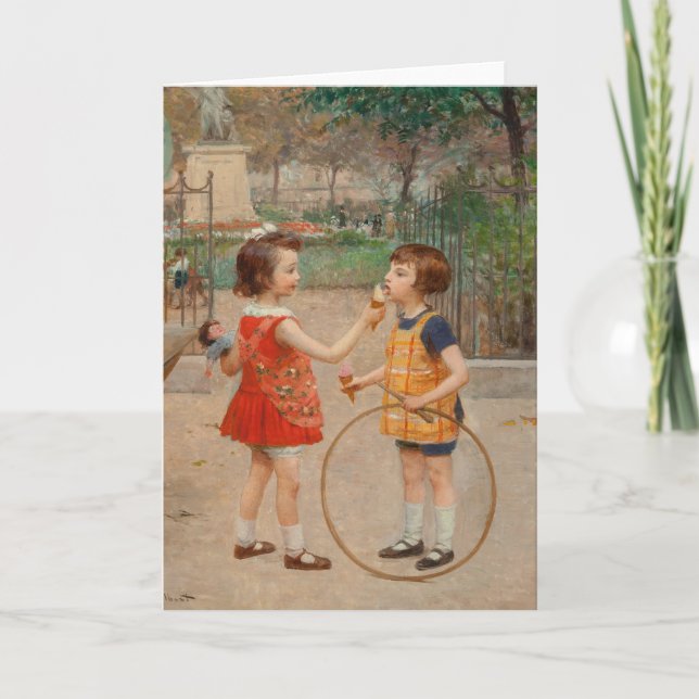 Glaces du Jour | Victor Gabriel Gilbert Card (Front)