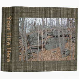 Glacial Boulders Montgomery County Pennsylania Binder