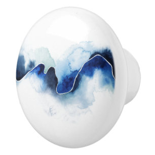 Glacial Break Ceramic Knob