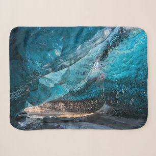 Glacial Cave   Vatnajoekull National Park, Iceland Sherpa Blanket