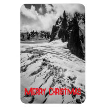 Glacial Crevasse Mont Blanc, France Christmas