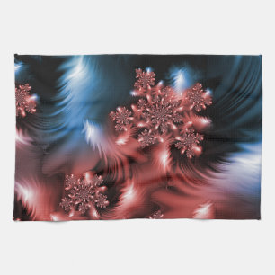 Glacial garden kitchen towel