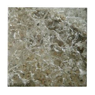 Glacial Ice Abstract Nature Texture Tile