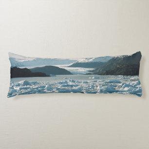 Glacial Icebergs Body Pillow