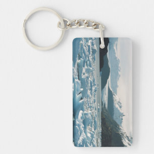 Glacial Icebergs Keychain