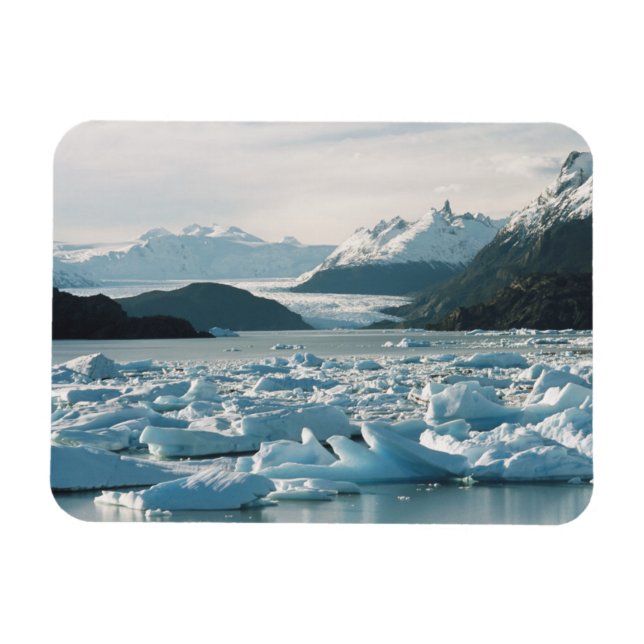 Glacial Icebergs Magnet (Horizontal)