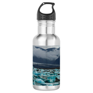 Glacial lake Jokulsarlon - Iceland 532 Ml Water Bottle