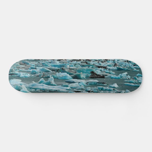 Glacial lake Jokulsarlon - Iceland Skateboard (Horz)