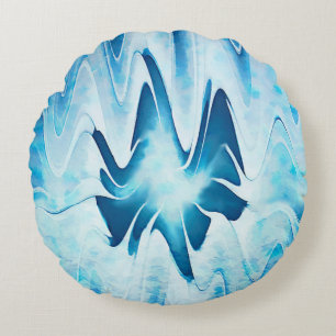 Glacial Lake Round Pillow