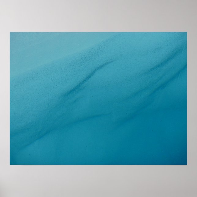 Glacial Melt Abstract Nature Photography Poster (Front)
