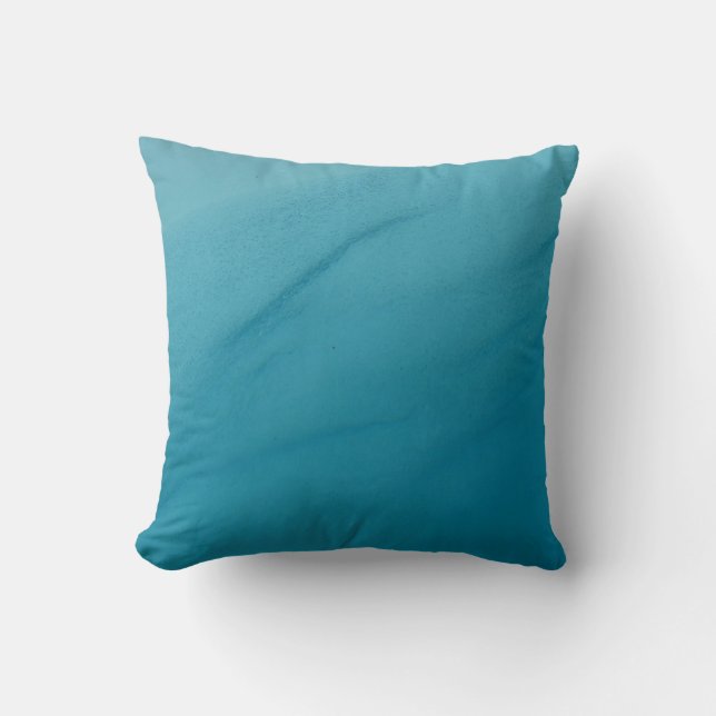 Glacial Melt Abstract Nature Photography Throw Pillow (Front)