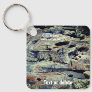 Glacial Potholes Shelburne Falls MA  Keychain