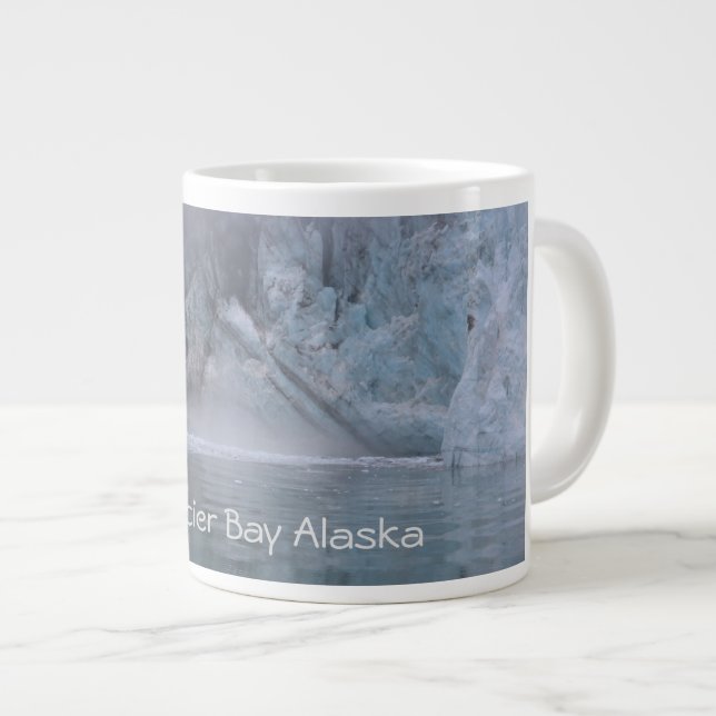 Glacier Bay Alaska Large Coffee Mug (Front Right)