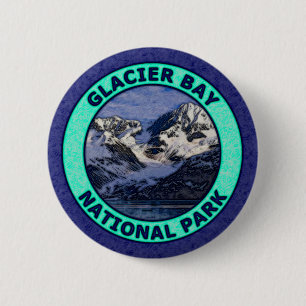 Glacier Bay National Park 2 Inch Round Button