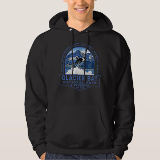 Glacier Bay National Park Alaska Orca Mountains Fi Hoodie