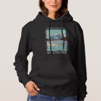 Glacier Bay National Park Alaska Retro Distressed