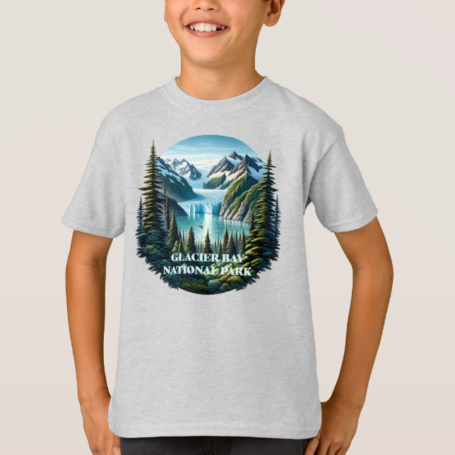 Glacier Bay National Park Alaska T-Shirt (Front)