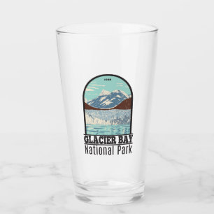 Glacier Bay National Park Alaska Vintage Glass