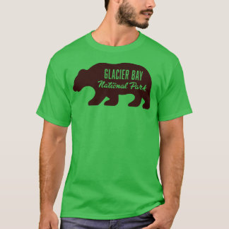 Glacier Bay National Park Bear Brown T-Shirt