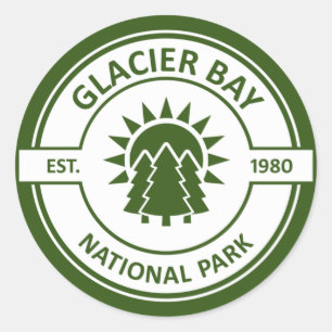 Glacier Bay National Park Classic Round Sticker