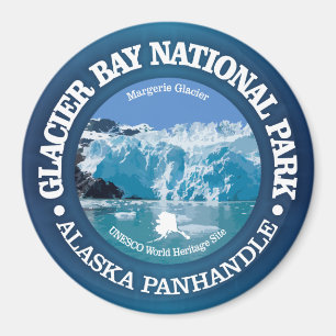 Glacier Bay National Park (colour) Magnet
