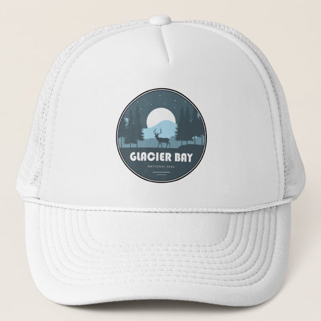 Glacier Bay National Park Deer Trucker Hat (Front)