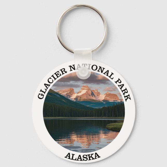 Glacier Bay National Park  Keychain (Front)