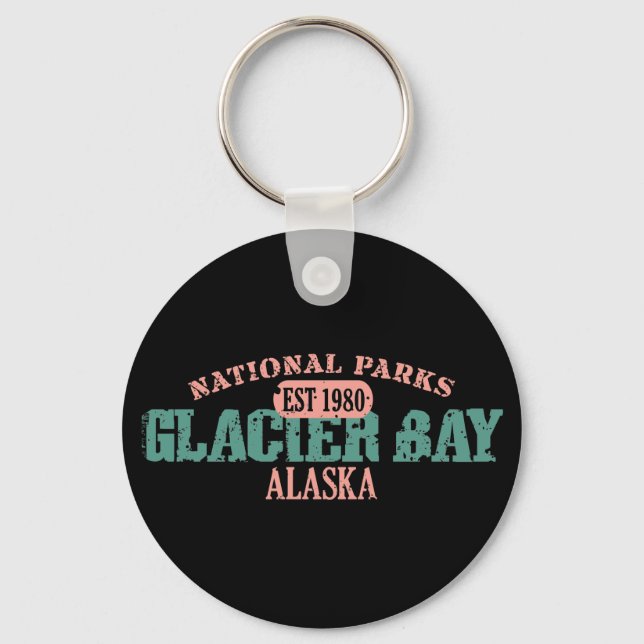 Glacier Bay National Park Keychain (Front)