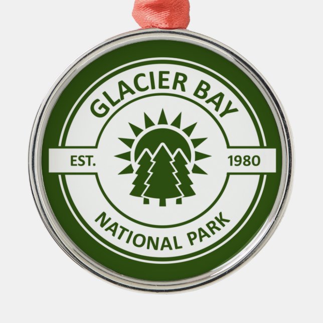 Glacier Bay National Park Metal Ornament (Front)